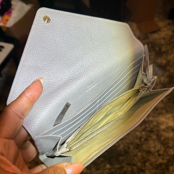 Chloé Two-fer Envelope Tri color Long Wallet with Chloe Mirror - Picture 3 of 10